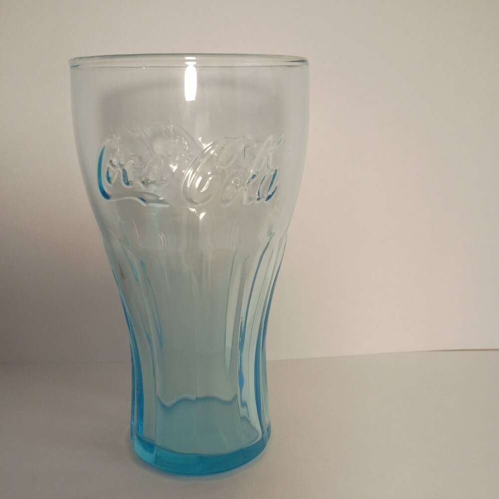 Glass, McDonald's Coca Cola, Light Blue, 16oz